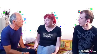 REIFES DEUTSCHES EHEPAAR FICKT MIT JUNGFRAU 30 NACHBARN IM DREIER